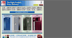 Desktop Screenshot of metal-lockers.com